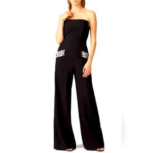 Black Halo Strapless Carmine Jumpsuit